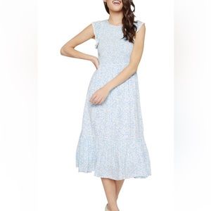 Lost + Wander blue & white dress, size XS